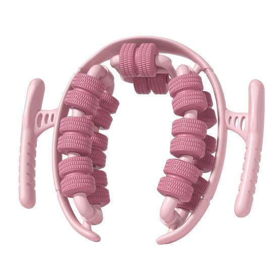 28 Rollers Leg Massage Anti-Cellulite Lymphatic Drainage Deep Tissue Therapy Thighs Arm Back Shoulder Calf Muscle Relaxation Massage Tool