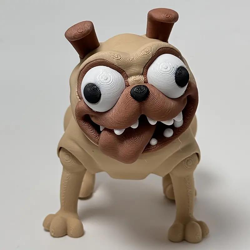 A 3D Printed Dog Statue Collectible, Versatile Room Decoration, Desktop Ornament, Figurine