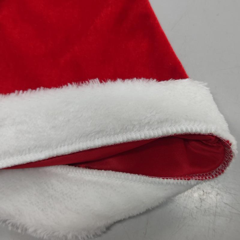 Plush Adult Christmas Hat - Holiday Gift & Decoration