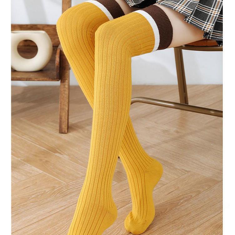 Strümpfe Damen Überkniestrümpfe Hohe Strümpfe Lange Socken Herbst Winter Dicke JK-Strümpfe