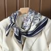 Forest Style New Women's Simulated Silk Scarf With High-end Versatile Temperament Shawl Spring Summer Sun Protection Headscarf Hot Selling