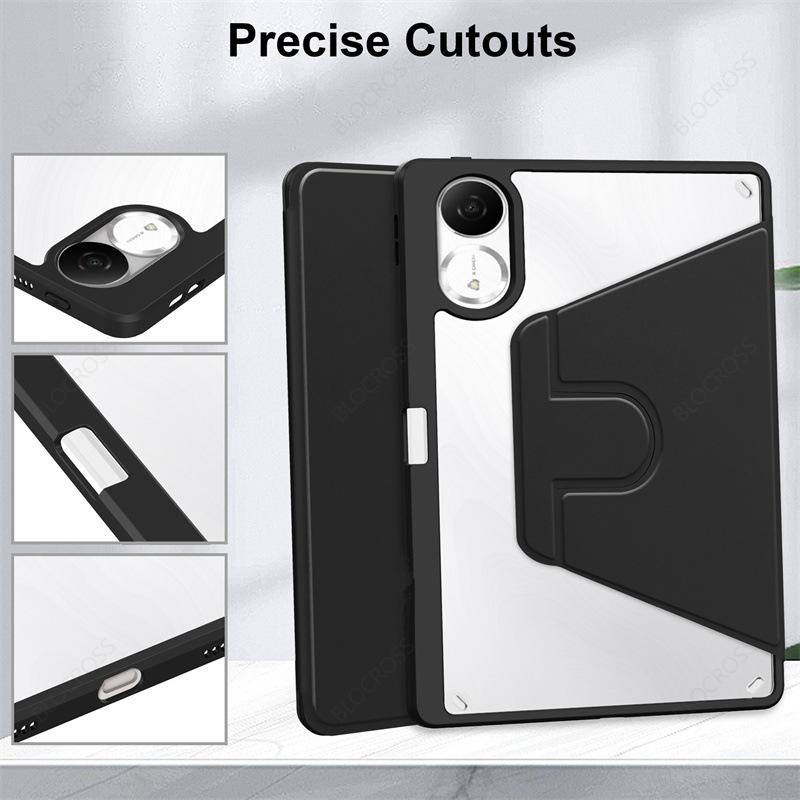 360° Rotation Protective Case for Redmi Pad 2 9.7 11 Pro 12.1 SE 11 10.6 8.7 MiPad 5 6 7 8 Pro 11 11.2  Auto Wake Up Sleep Cover
