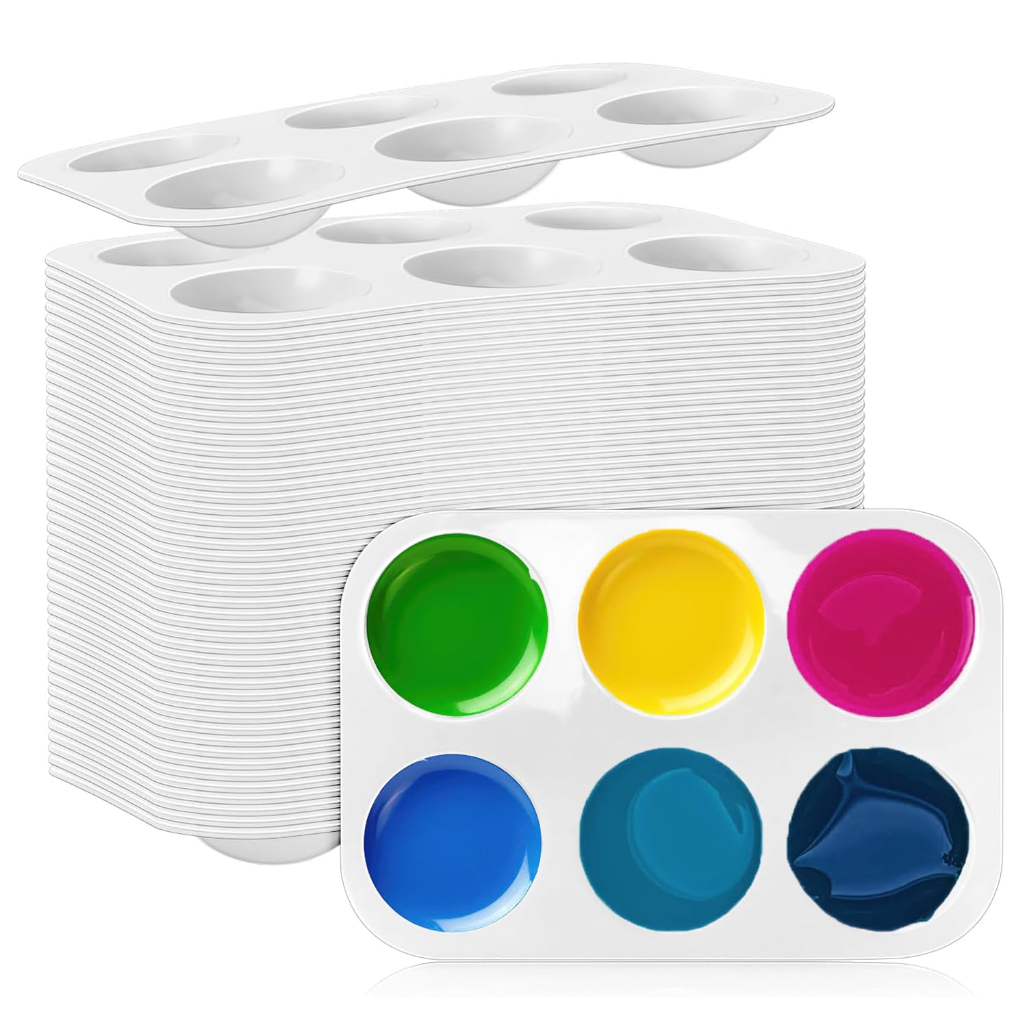 

Одноразовая палитра Acidea Палитра для рисования Акварельная палитра Акриловая палитра Краска Тарелка Фигурка Ручной работы Новичок Профессиональная Живопись Набор