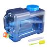 5-22L Drinking Water Bucket Driving Pure Water Tank Water Storage Carrier with Faucet for Outdoor Camping Cooking Picnic Hiking