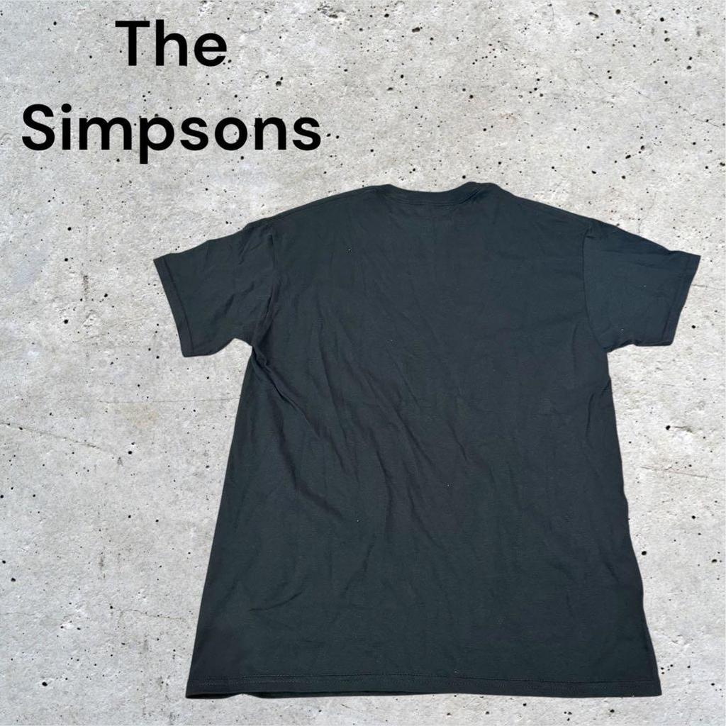 [USED] The Simpsons Halloween Skull T-Shirt, Size L, Black