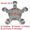 For VW Volkswagen Jetta MK5 Golf 4 Pcs 5 Pins 135mm Car Wheel Center Caps Rim Hub Cover Hubcap Logo Badge Emblem Accessories For zl7
