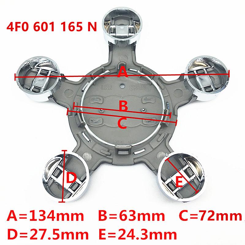 For VW Volkswagen Jetta MK5 Golf 4 Pcs 5 Pins 135mm Car Wheel Center Caps Rim Hub Cover Hubcap Logo Badge Emblem Accessories For zl7