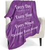 Bible Verse Blanket Inspirational Thoughts and Prayers Religious Throw Blanket Soft Cozy Plush Warm Blankets for Women Men Gift