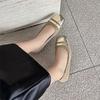 French beautiful single shoes, small fragrant temperament, evening shoes with skirts, soft soles, shallow mouth flat soles, gentle wind, Mary Jane sh