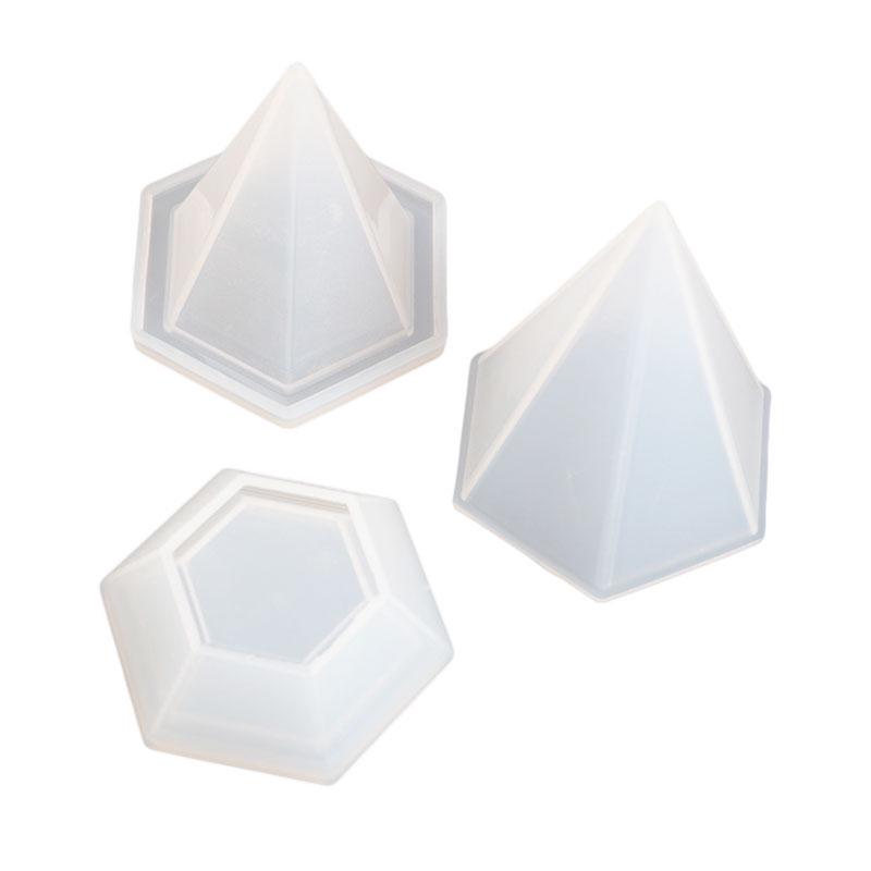 Stampo in Resina per Creazione Scatola Diamante con Coperchi Contenitore Stampi in Silicone per Colata Fai da Te Scatola Portaoggetti Diamante