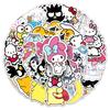 10/30/51pcs Cute  Kuromi Pochacco Stickers Kawaii Cartoon My Melody Pompom Purin Decals Luggage Phone Notebook Sticker Toy