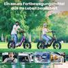 Electric Bicycle Kingbll Literide 500W Motor 20" Fat Tire City Foldable E-Bike 48V 13.5Ah Dual Disc Brakes 7 Speed Max Load 150Kg