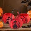 Halloween Trick or Treat Bag Candy Gifts Wrapping Carrying Handbag Reusable Grocery Goody Tote