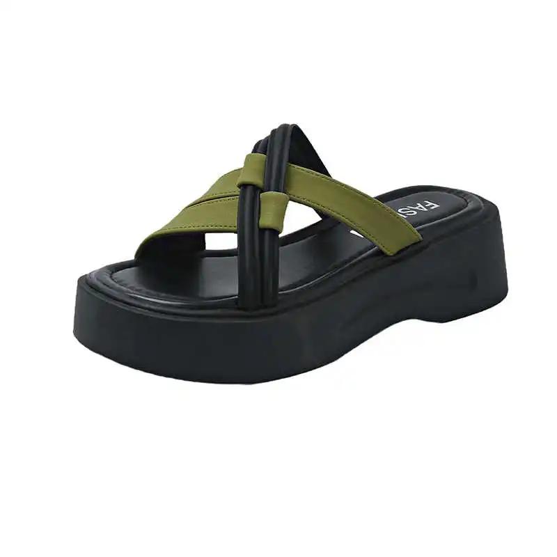 Fashion Round Nose Sumer Womans Sandal Brand Gym Shoes Black Flip Flops Sneakers Sports 2025g Stylish In Offers Luxury Zapatiilas