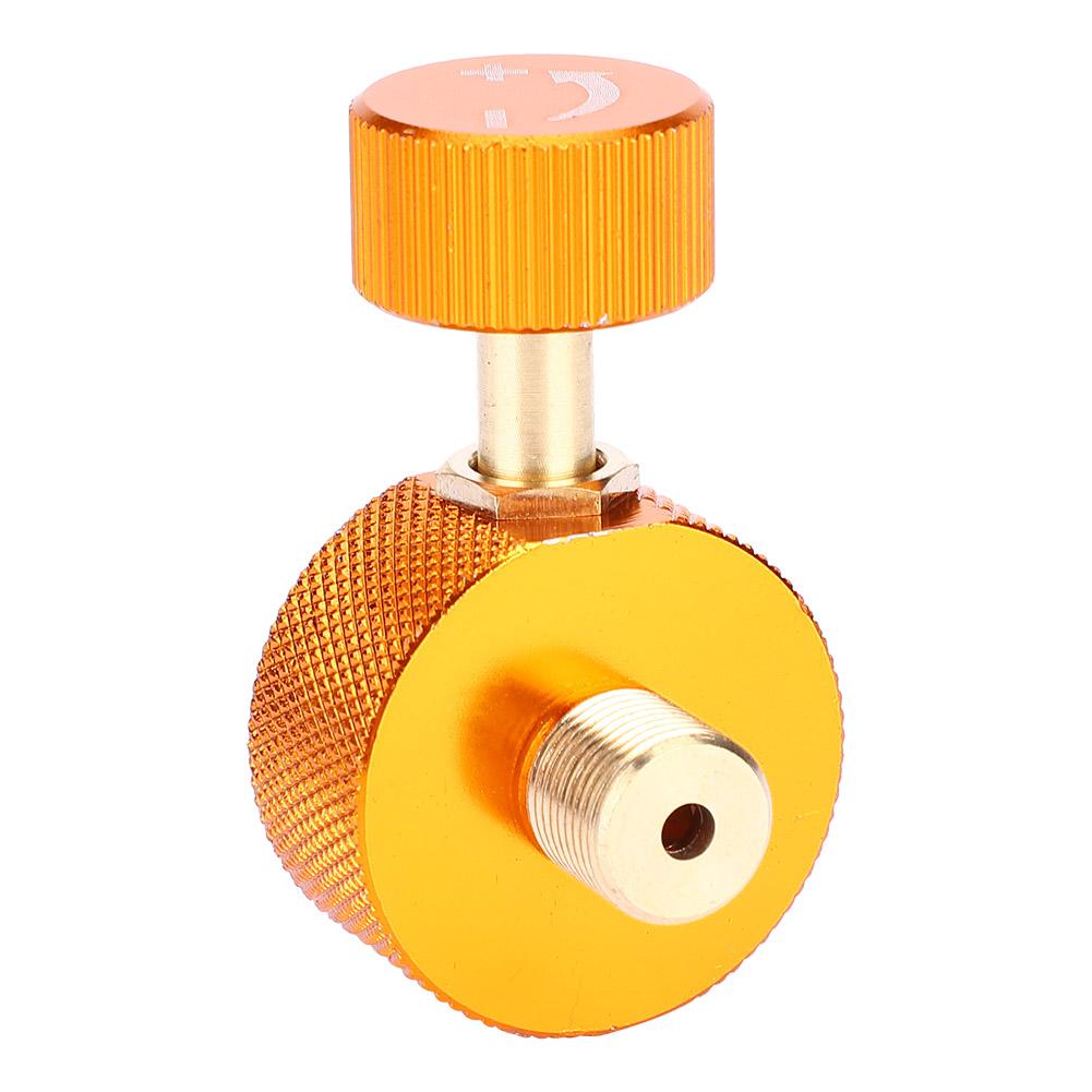 Gas Head Adapter, Metal Gas Adapter Portable Copper Gas Cylinder Converter for Middle High Pressure Gas Converter