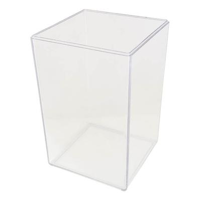 Portapenne in acrilico, grande capacità, porta pennelli da trucco trasparente, organizer da scrivania per ufficio e dormitorio