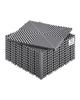 VEVOR Tapete Drenante Encaixável, Almofada Encaixável Modular 30cm x 30cm, 12 Peças de Tapetes Drenantes para Emendar