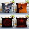 S-Silent H-Hill Anime Pillow Case Sofa Living Room Bedroom Double-sided Printing Square Cushion Nap Time Cushion Cover