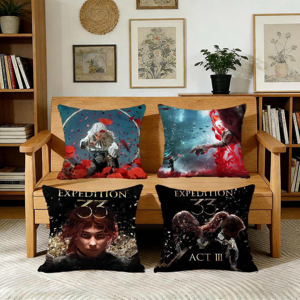 Game Eexpedition 33 Cushion Cover For Pillow Printing Sofa Decoration Home Car Room Coffee Shop Office Nordic Simplicity