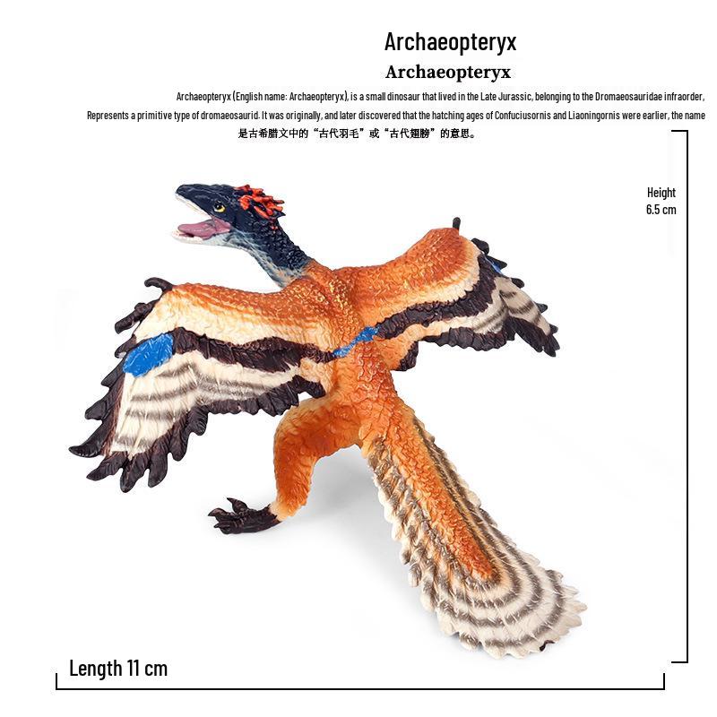 Kids Jurassic Dinosaur Model Toy Set: T. Rex, Velociraptor, Triceratops - Educational Science Ornament