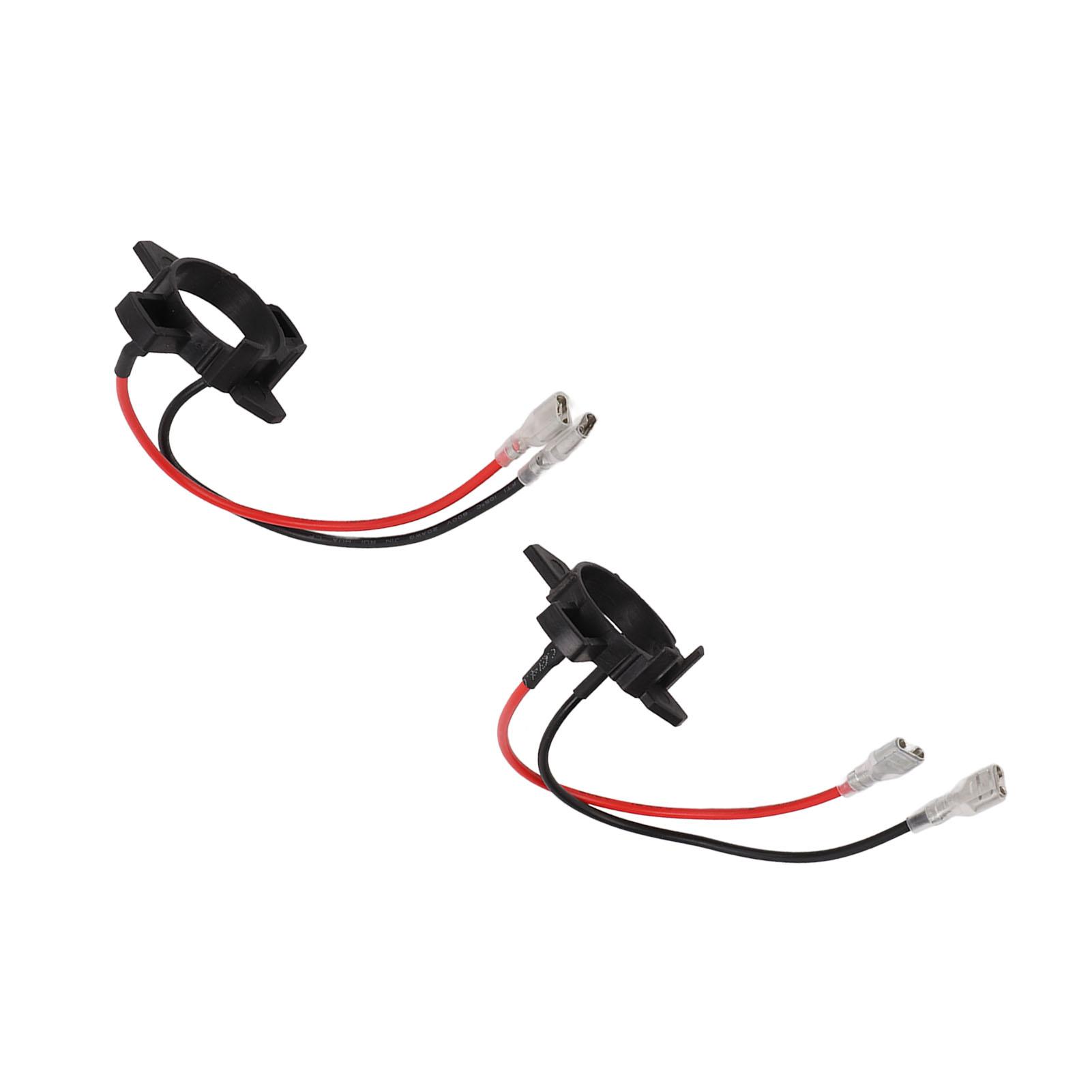 2Pcs Headlight Bulb Base IP68 Waterproof Corrosion Resistant Easy to Install Headlight Bulb Retainer for Home Industry ABS
