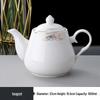 Hotel Restaurant Ceramic Tableware Set: Plates, Bowls, Cutlery, Chopsticks for Private Rooms - 7 or 8 Pieces