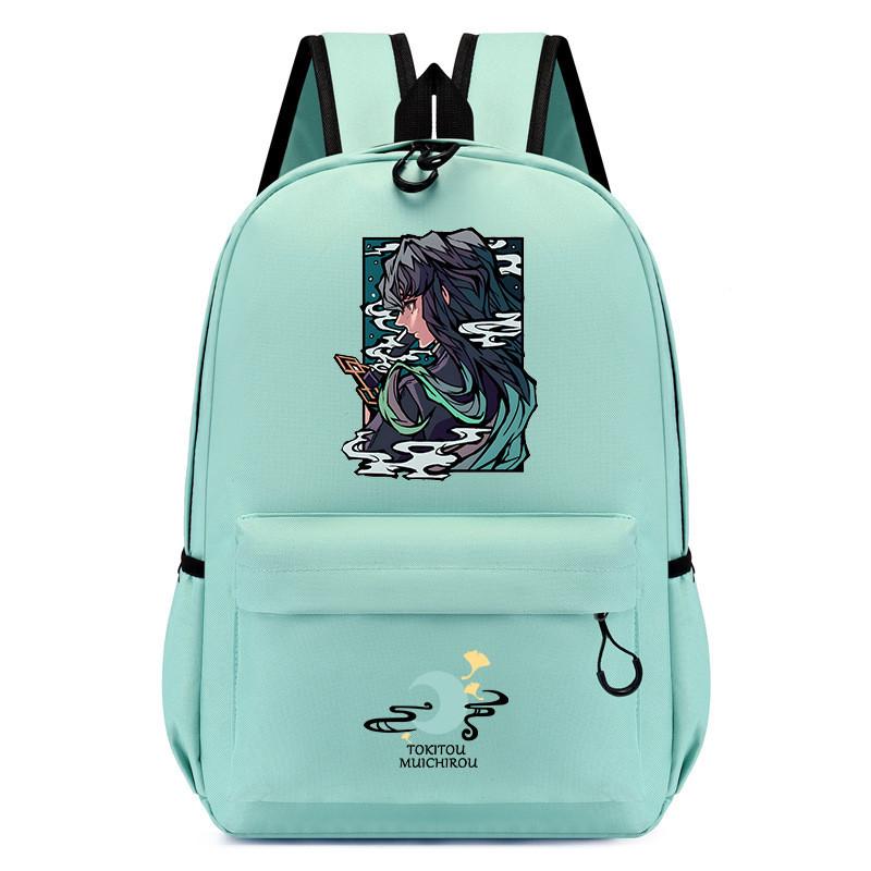 Fashion Demon Slayer Backpack Student School Waterproof Small Bag