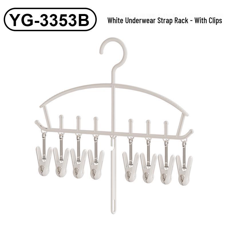 Adjustable Baby & Kids Clothes Rack with Trouser Clips and Small Hangers