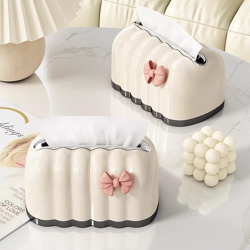 French Black Toast Tissue Box (Set of 3)