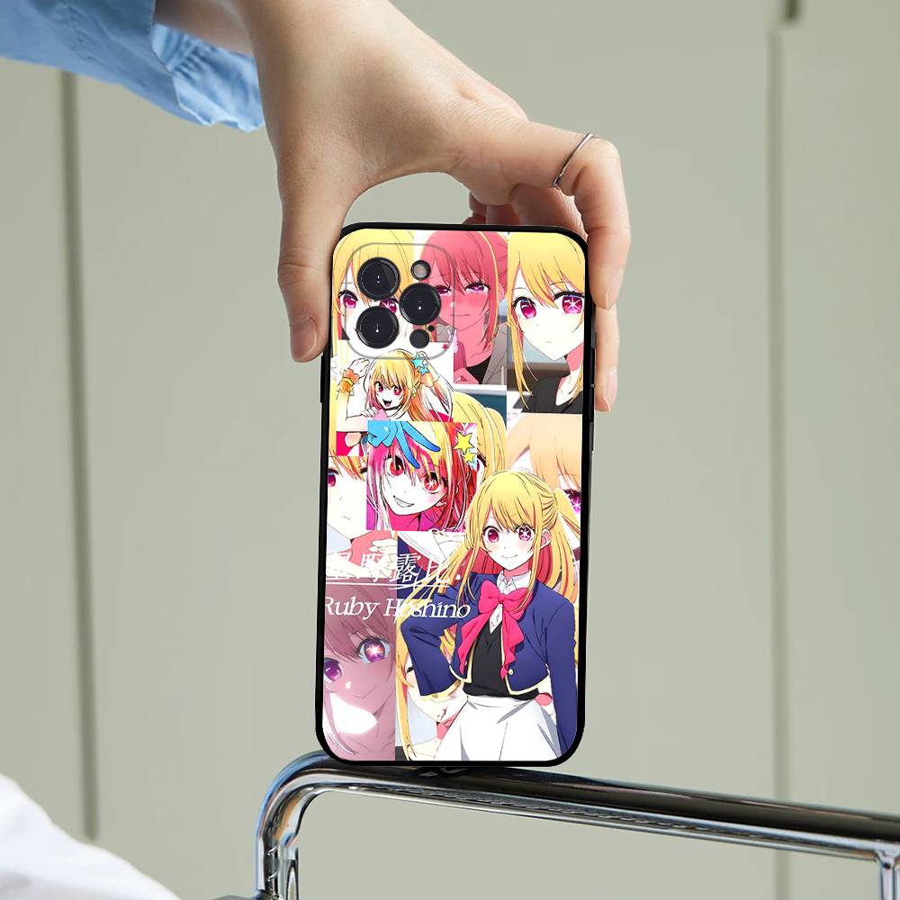 Anime Oshi No Ko Phone Case For Iphone 17 16 15 16e 14 13 12 11 Pro Max Plus Case Cover Coque