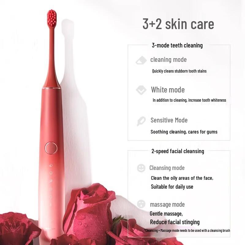 ROAMAN T40 Smart Sonic Electric Toothbrush Couple's Gift Set