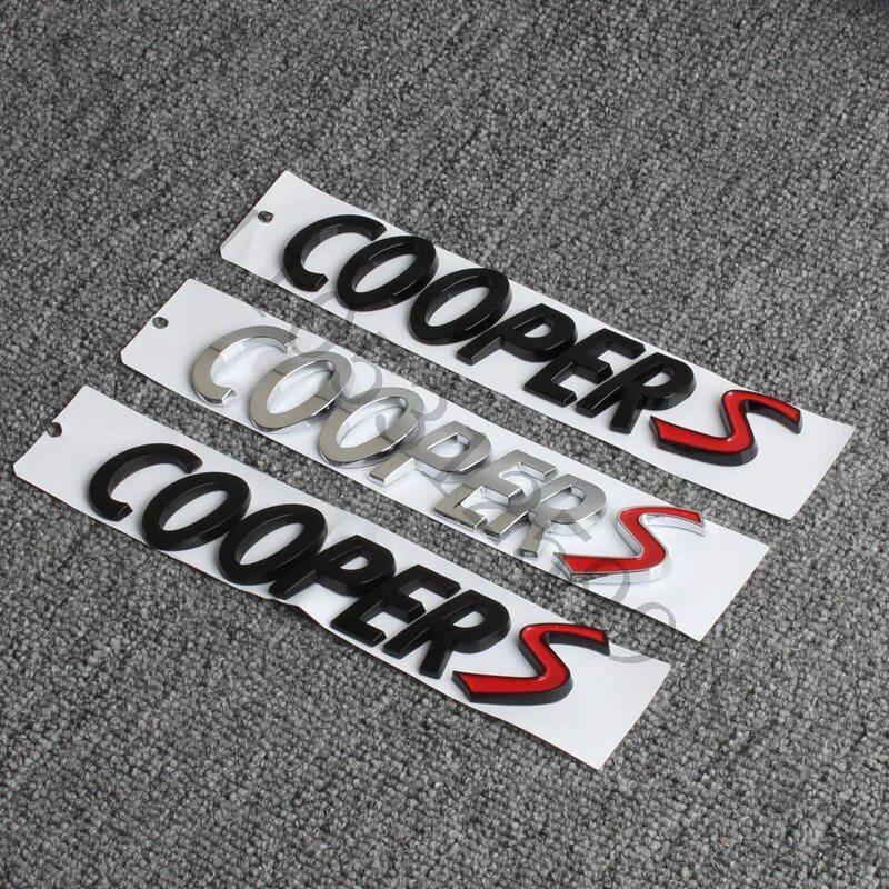 Car Body Rear Trunk Badge Sticker Decoration For MINI R53 R52 R56 R55 R57 R58 R59 R60 F56 F55 F54 F57 F60 COOPER S Accessories