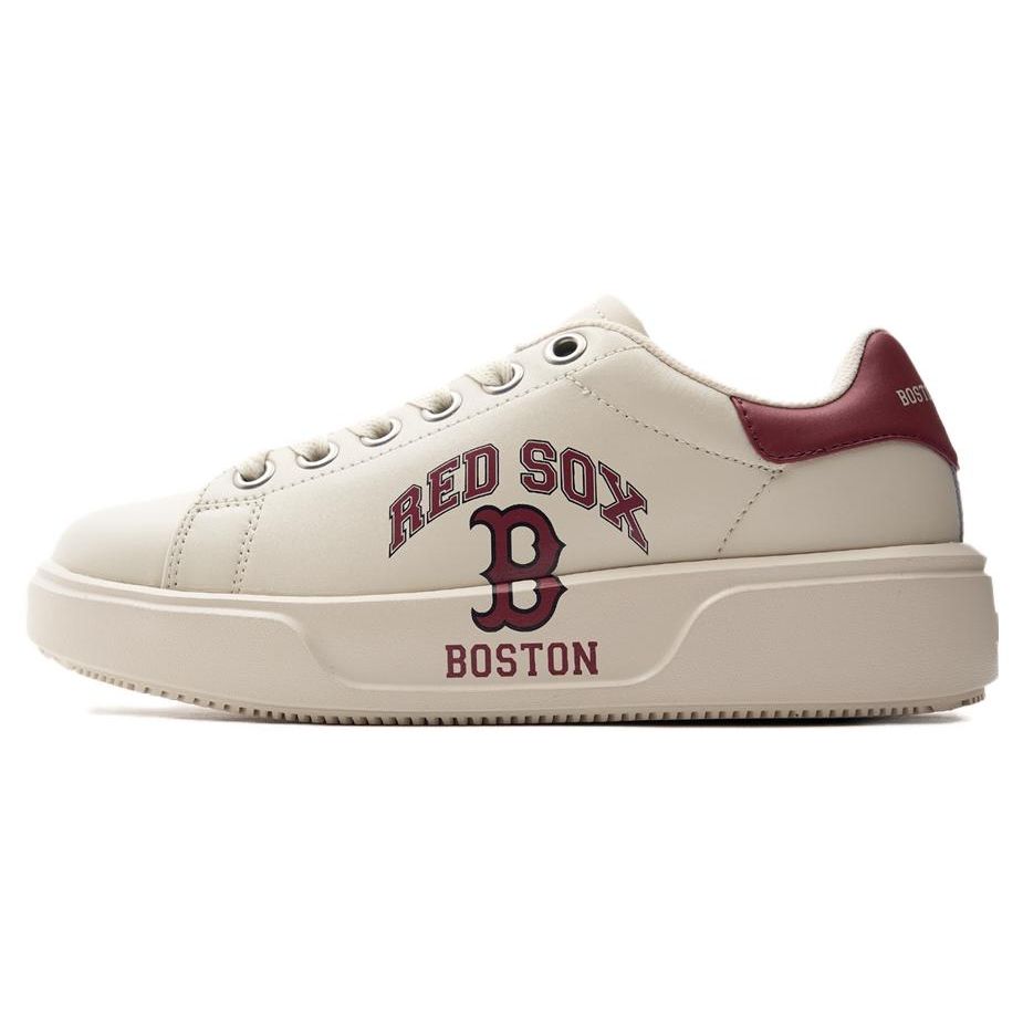 MLB Chunky Classic Vielseitig Lässig Stoßdämpfend Langlebig Niedrige Schnürschuhe Unisex Sneaker Rot 3ASXCCV3N-43RDS 44 beige