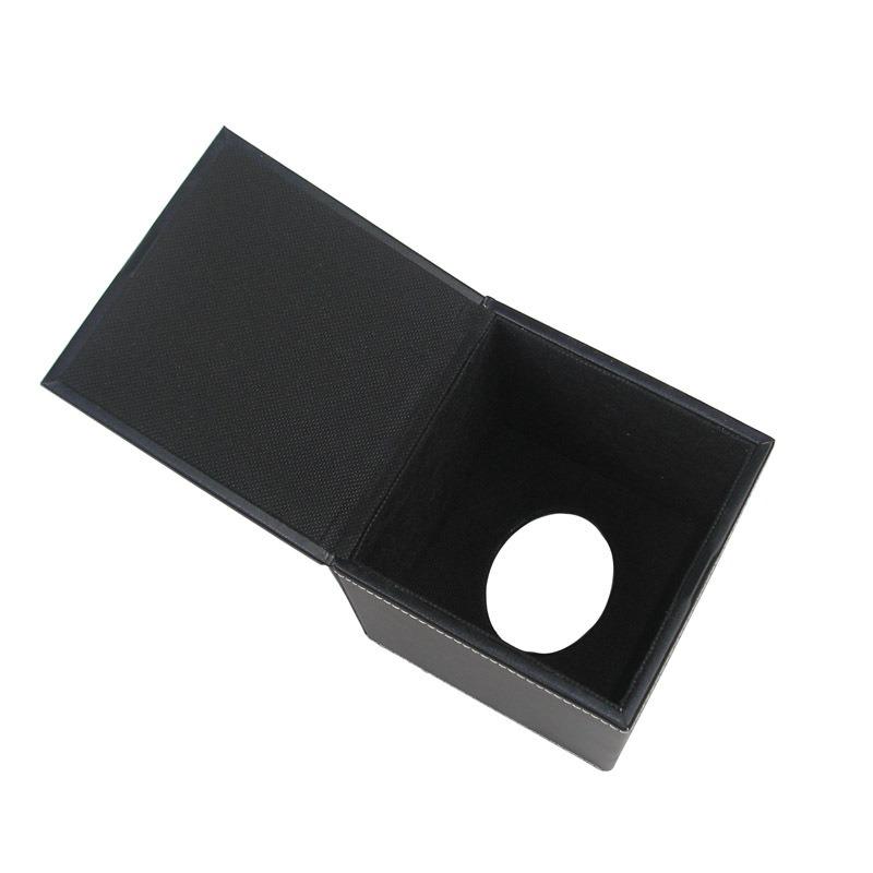 European PU Leather Tissue Box Creative Black Square Toilet Paper Drawer Family Hotel Tissue Storage Desktop Decorative Items