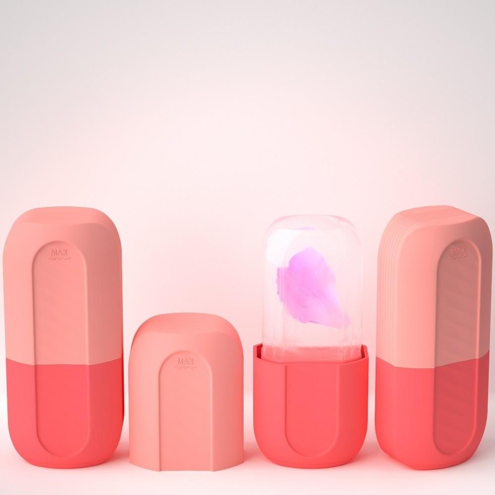 Reusable Silicone Mold Ice Face Roller Face Lifting Silicone Ice Roller  Neck Massage