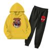 Kids Hoodie and Sweatpants Set Graphic Print with Pockets for Boys and Girls