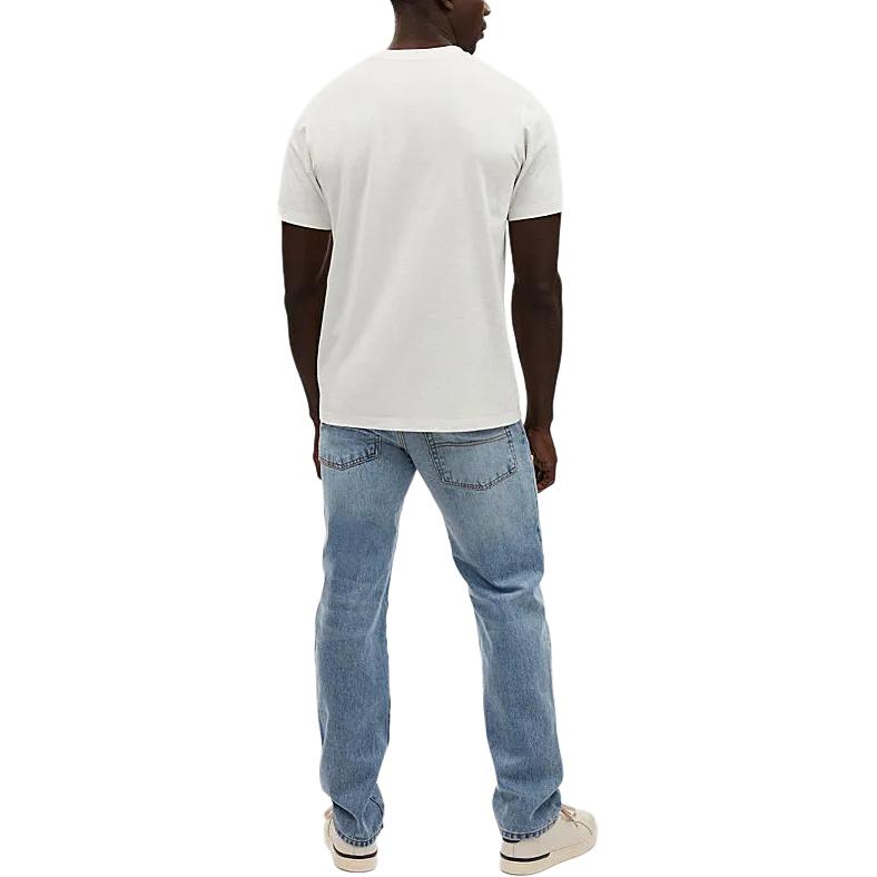 COACH T-Shirts Men's White Crew Neck Moderate CO790-WHT
