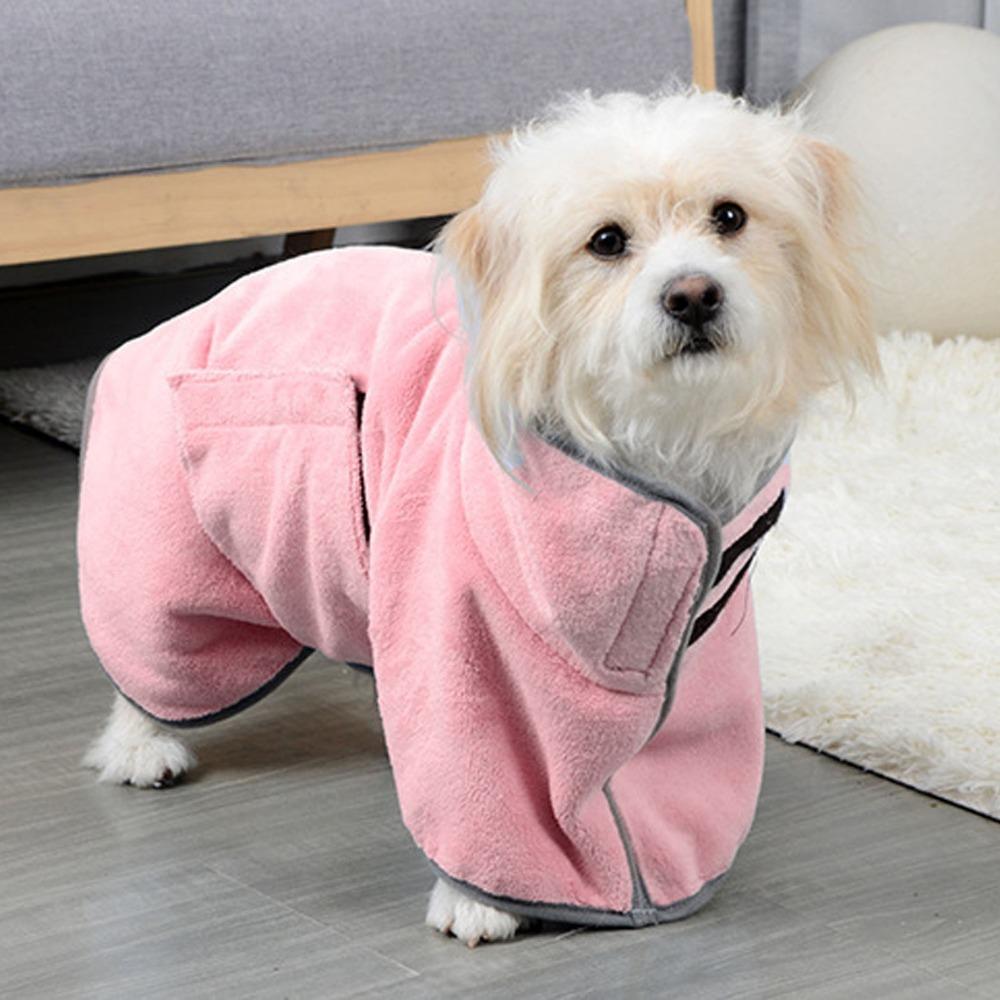Large Size Cut Absorbent Pet Towel Microfiber Fabric Fast Drying Pet Wrap  Post Bath Drying