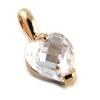 Les Trésors De Lily [L1785] - White Gold Plated 'Love' Pendant