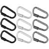 D Shaped Buckle Carabiner Quick Hanging Lock Outdoor Equipment Tool Aluminum Alloy