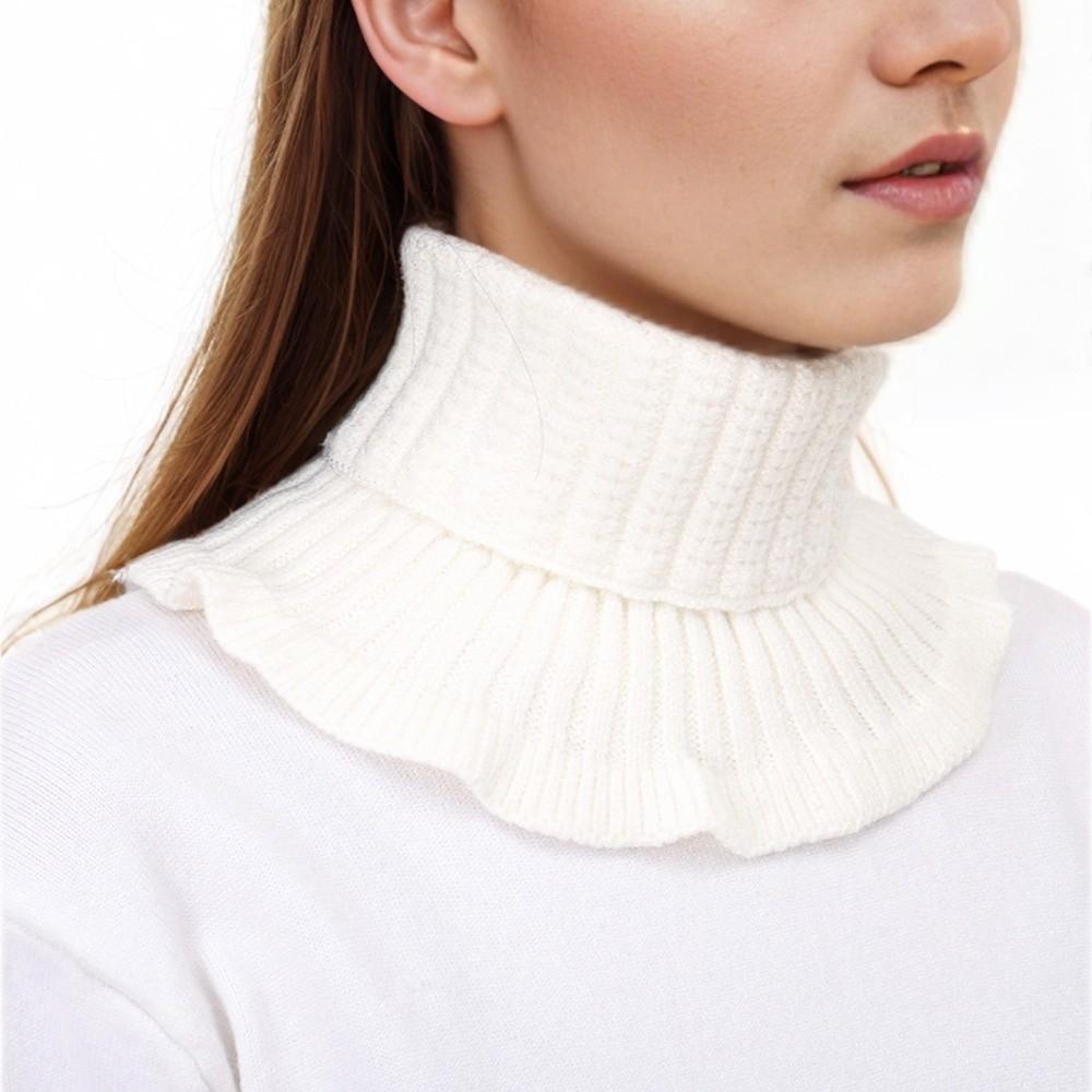 Solid Turtleneck Dickey Collar Pullover Faux Sweater Collar New Knitted Neck Warmer Daily Layering