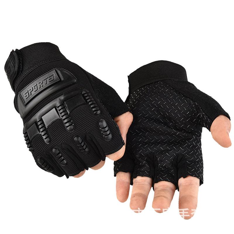 Ciclism Mănuși Tactice pentru Copii Jumătate de Deget Antiderapante Protectoare Mănuși Sport de Exterior Copii Alpinism Alergare Băieți Fete Mănuși