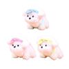 Cute Puppy Plush Keychain Adorable Animal Backpack Charm For School Bags Couple Gifts Practical Ornament Accessory