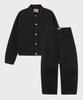 PROJECT3 Compact Twill Pants Jacket Setup Set[Black]_Set0602