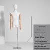 Korean Style Men's Full Body Fabric Mannequin for Clothing Display