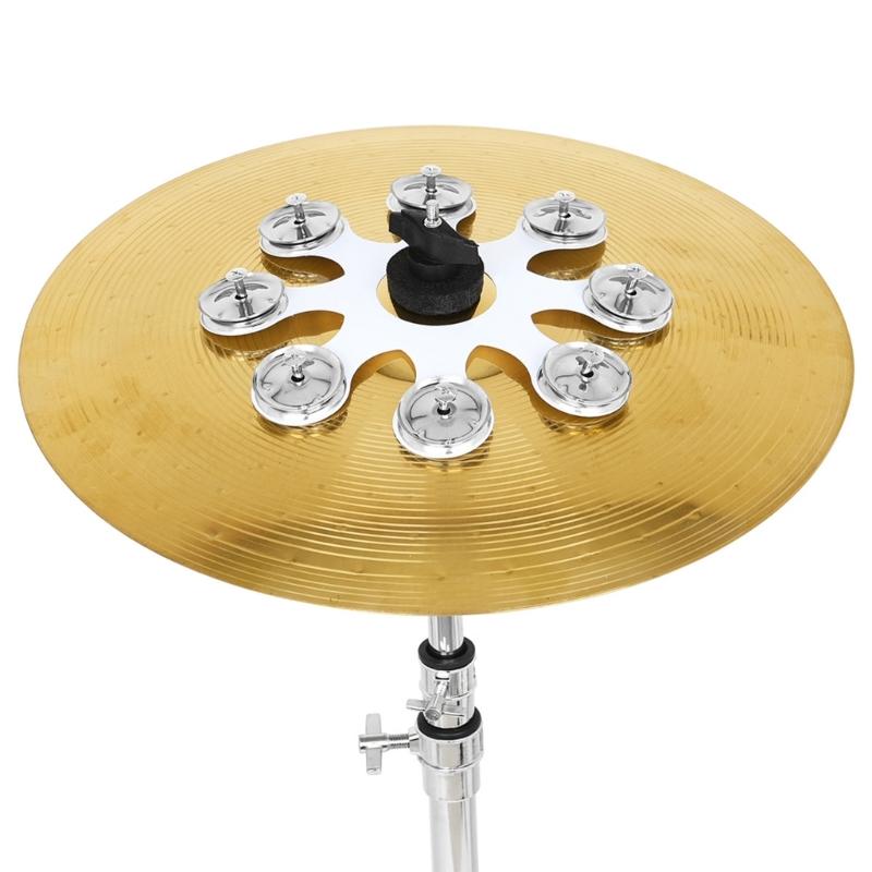 Činelové zvonky Kovový buben Tamburína Hudební nástroj Bubnové příslušenství Činelové zvonky pro buben