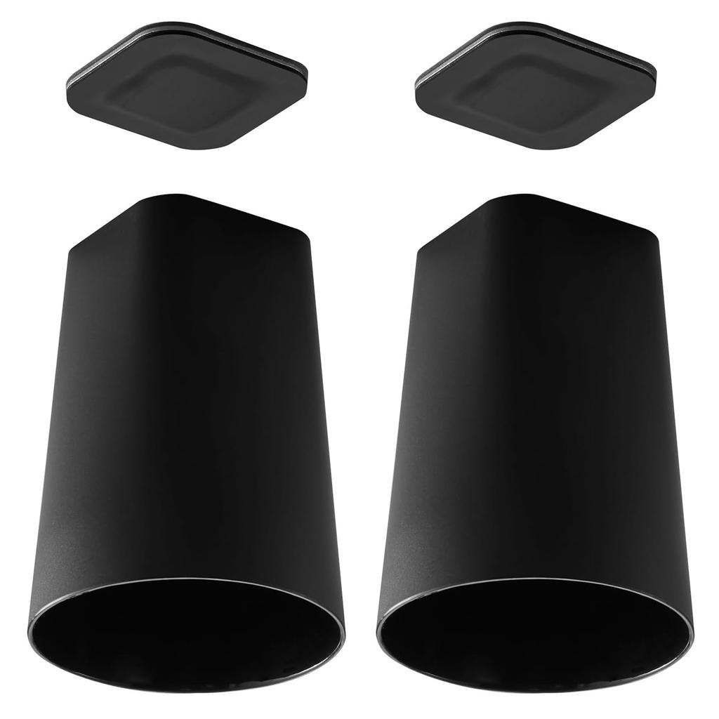 Yamazaki Tower Magnetic Tumbler for Set of 1752 x 2 Under-Bathroom Cabinets, Black, 2,