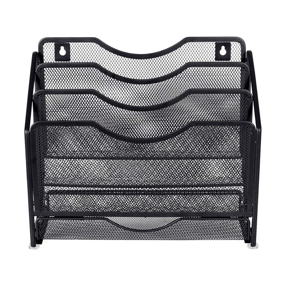 Desktop Storage Rack File Rack Multifunctional Wall Mounted Document Rack Document Tray Rack A4 File Rack Desk Top Shelf Holder Shelf Holder