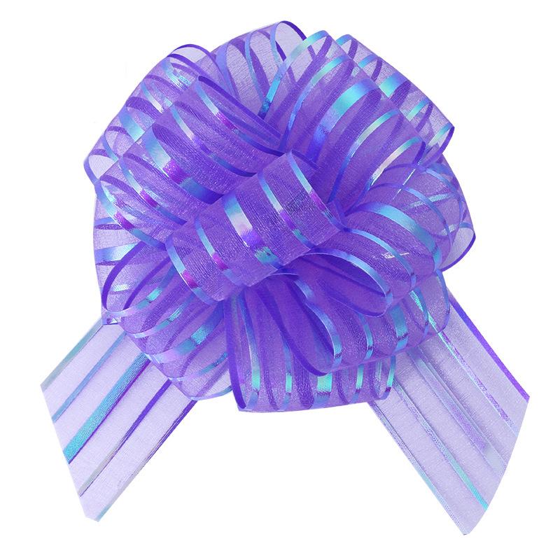 20pcs Car Decor DIY Pull Flower Ribbons Wedding Car Birthday Party Decor Gift Packing Romantic Home  Gauze Drawing