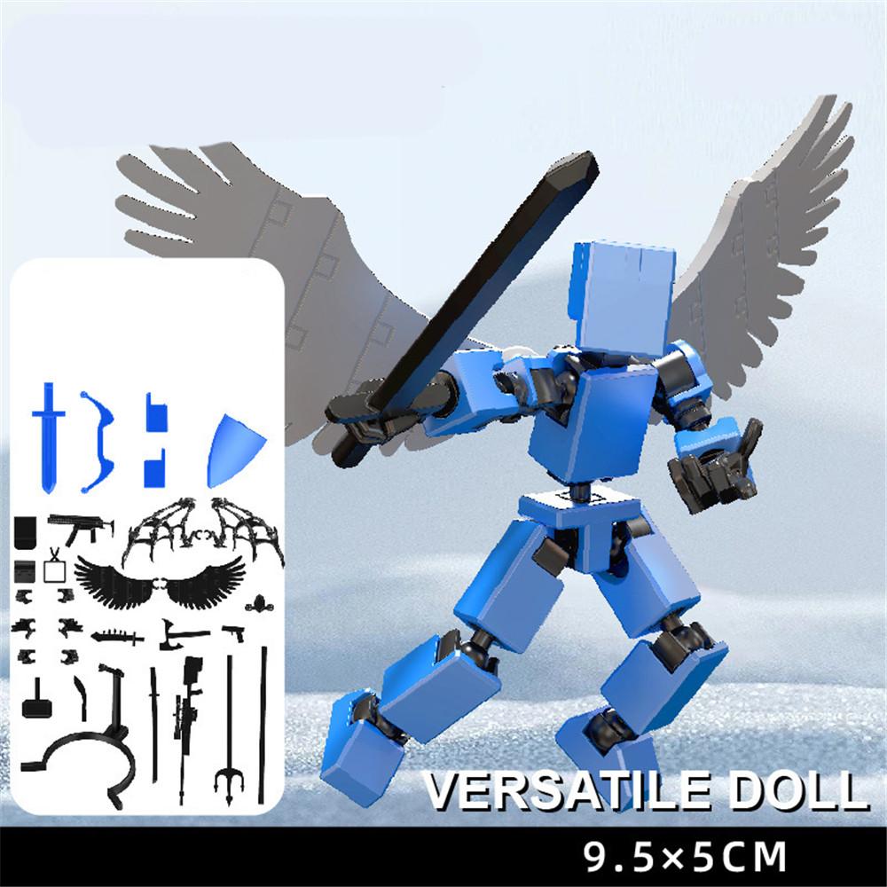 

Plastics Multi-Jointed Movable Shapeshift Robot 3D Printed Mannequin Figures for Toys Kids Parent-children Game Gifts Home Decor
